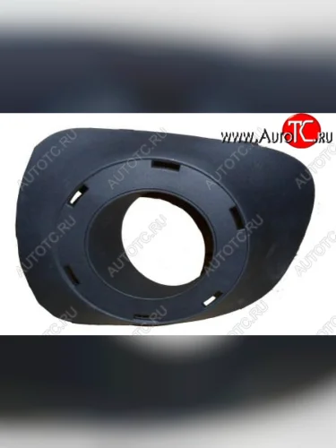 Левая решетка переднего бампера (с отверстием под ПТФ, пр-во Китай) BODYPARTS Mitsubishi Pajero Sport PB дорестайлинг (2008-2013)