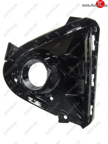 Левая решетка переднего бампера (с отверстием под ПТФ, пр-во Китай) CHINA Hyundai Solaris HCR седан рестайлинг (2020-2022)