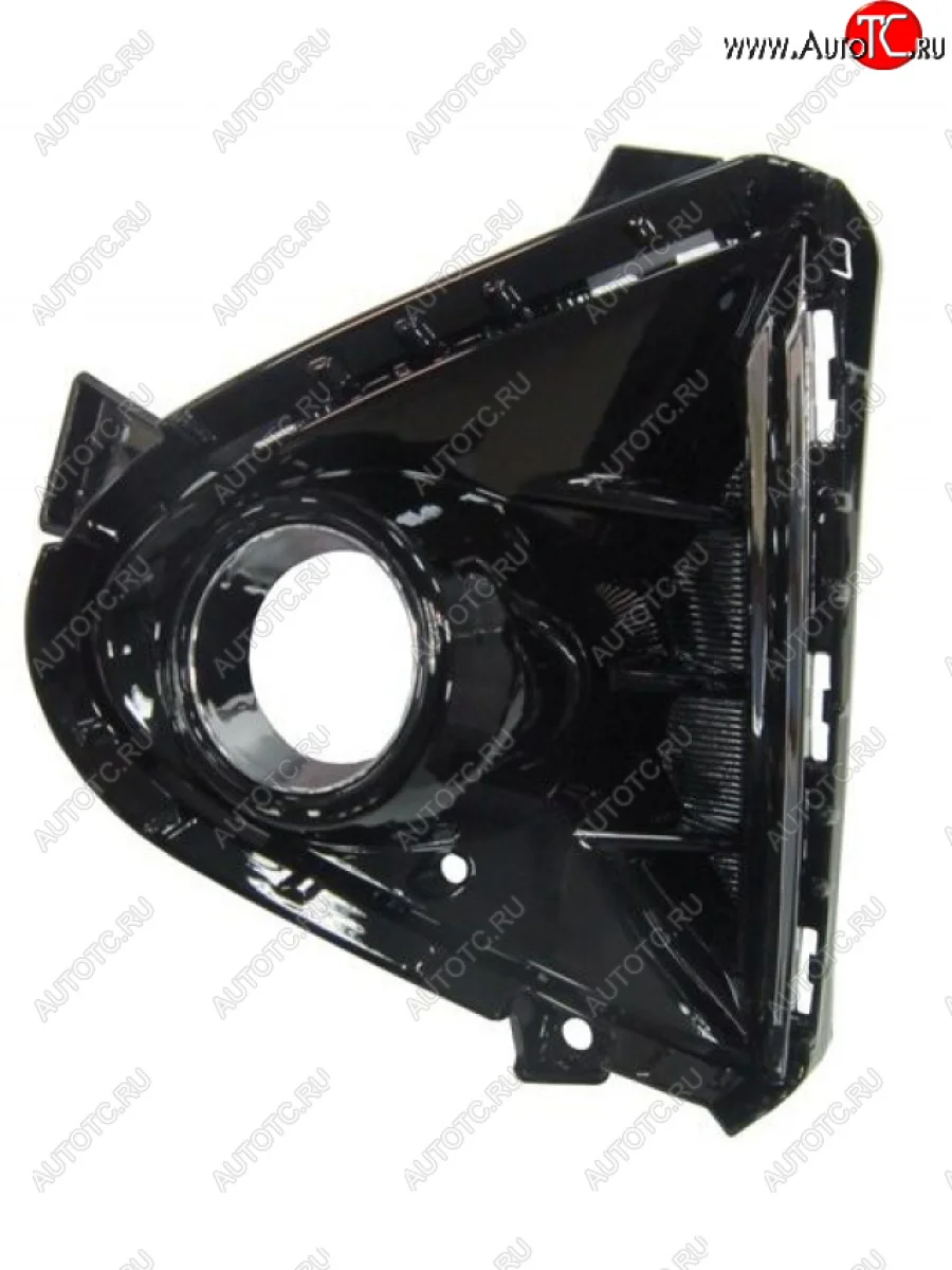 Левая решетка переднего бампера (с отверстием под ПТФ, пр-во Китай) CHINA Hyundai Solaris HCR седан рестайлинг (2020-2022)  в Перми Пермском крае