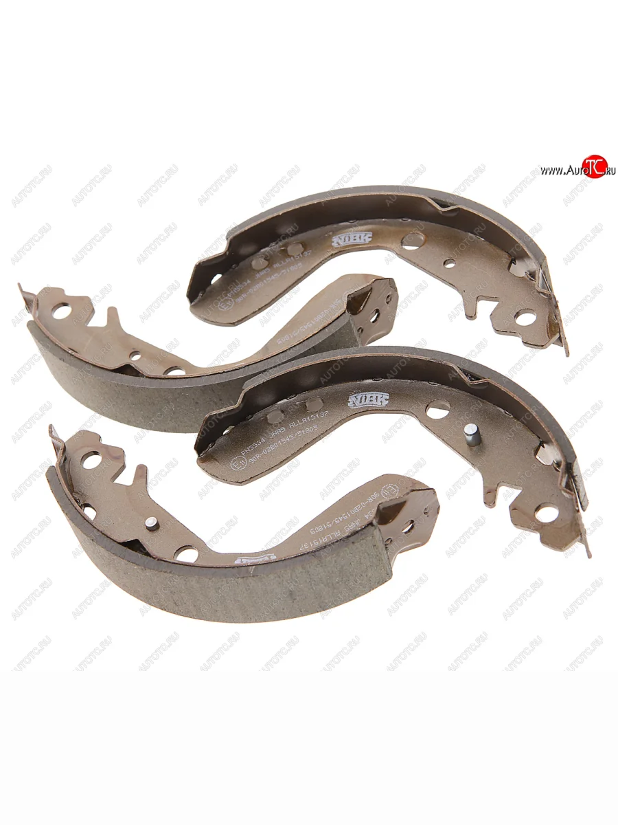 Колодки тормозные задние барабанные (4шт.) NIBK Honda Jazz (2001-2008)  в Керчи Республика Крым
