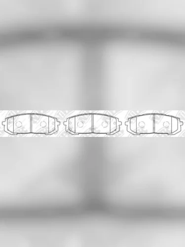 Колодки тормозные передние (4шт.) NIBK Hyundai Sonata LF дорестайлинг (2014-2017)