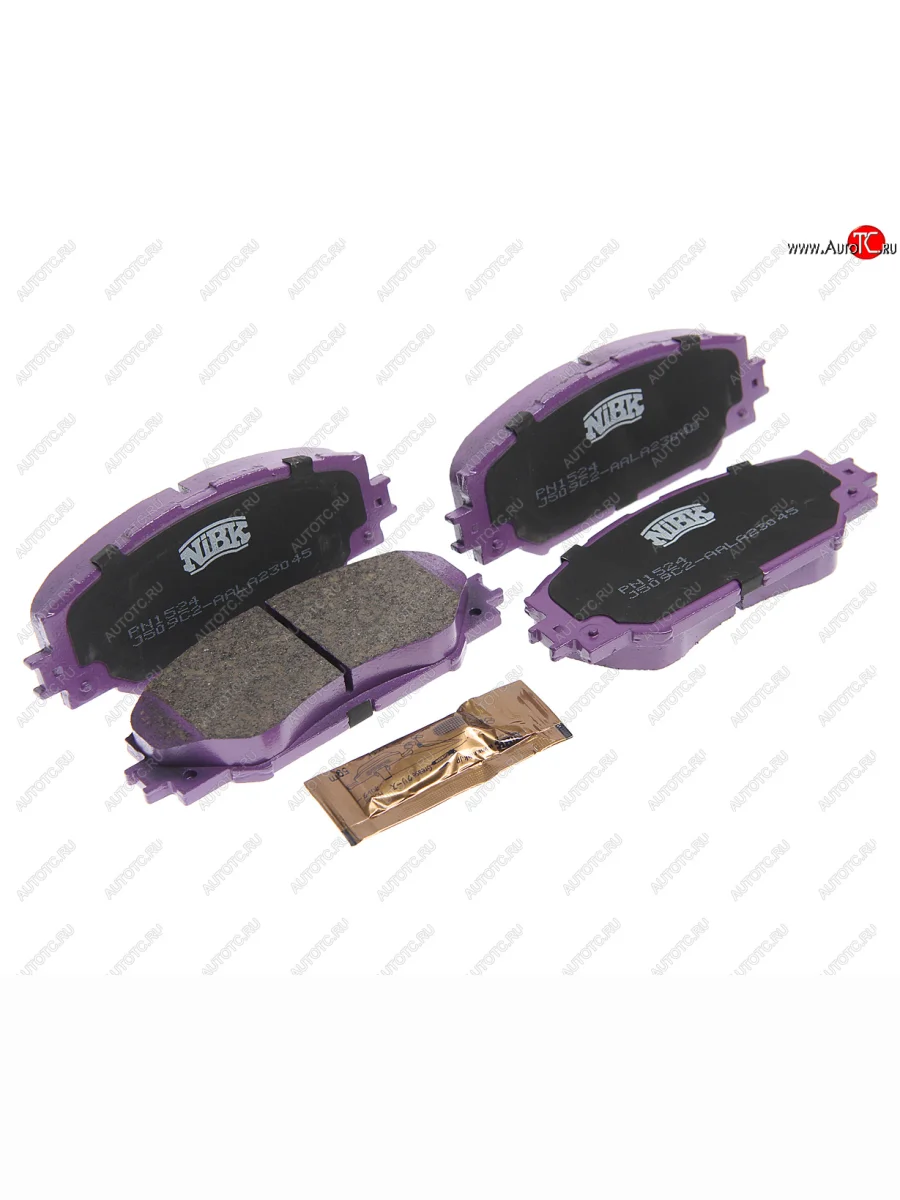 Колодки тормозные передние (4шт.) NIBK Toyota Corolla E140 седан рестайлинг (2009-2013)  с доставкой в г. Керчь