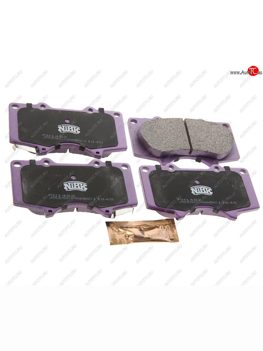 Колодки тормозные передние (4шт.) NIBK Mitsubishi Pajero 4 V90 2-ой рестайлинг (2014-2020)  в Перми Пермском крае