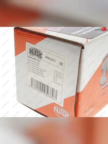 Колодки тормозные передние (4шт.) NIBK Toyota Land Cruiser 10 100 1-ый рестайлинг (2002-2005)