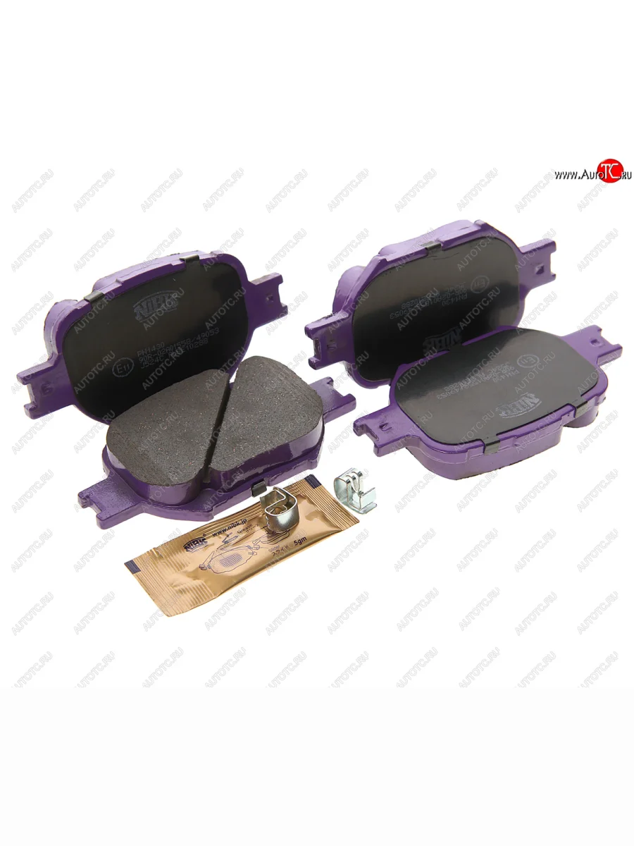 Колодки тормозные передние (4шт.) NIBK Toyota Corolla E150 седан рестайлинг (2009-2013)  с доставкой в г. Керчь