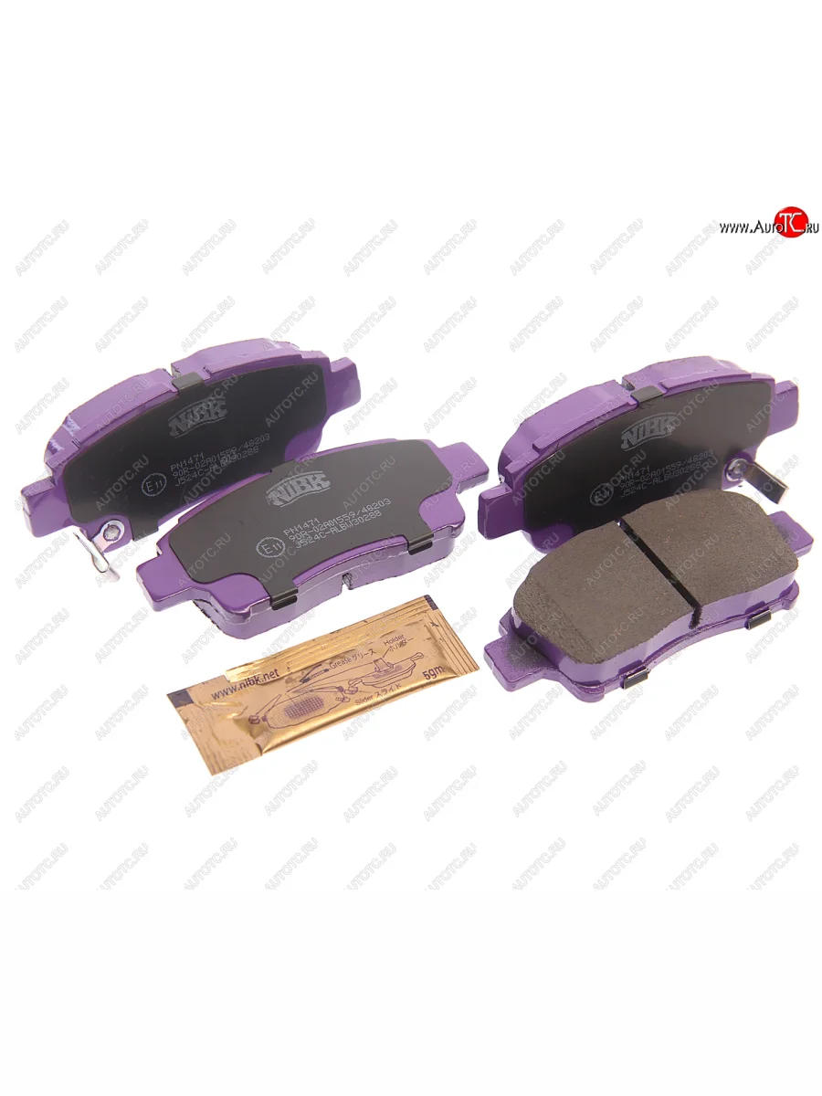 Колодки тормозные передние (4шт.) NIBK Toyota Yaris XP10 хэтчбэк 5 дв. (1999-2005)  в Перми Пермском крае