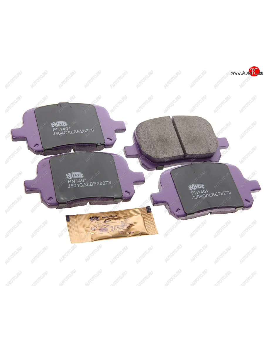 Колодки тормозные передние (4шт.) NIBK Toyota Camry XV20 (1999-2001)  в Самаре Самарской области