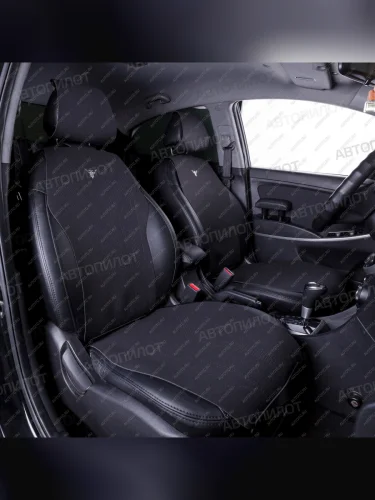 Накидка на сиденье (JBull алькантара) Автопилот (черный) 