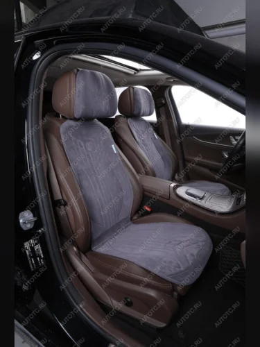 Накидка на сиденье ( Max алькантара) Автопилот (серый) 
