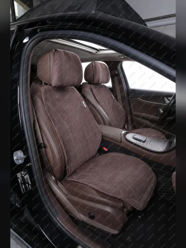Накидка на сиденье (Max Pro алькантара) Автопилот (коричневый) 
