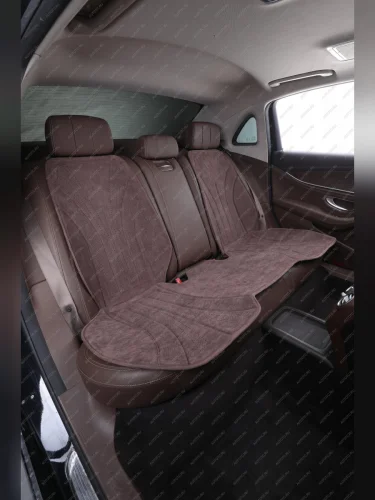 Накидка на сиденье (на весь салон Max Pro Plus алькантара) Автопилот (коричневый) 