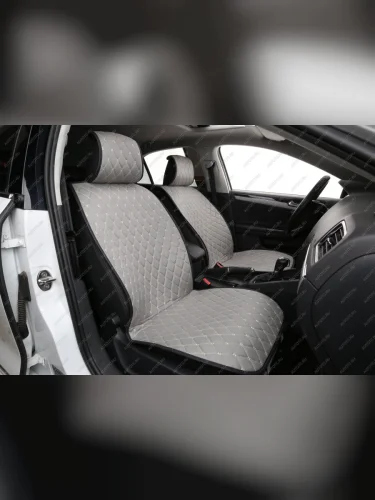 Накидка на сиденье ( Super-J алькантара) Автопилот (серый) 