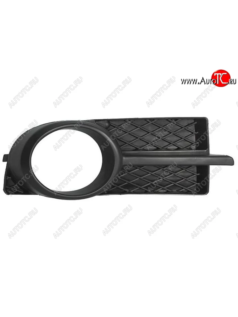 Правая решетка переднего бампера (с отверстием под ПТФ, пр-во Китай) BODYPARTS Chevrolet Aveo T250 седан рестайлинг (2006-2011)  в Самаре Самарской области