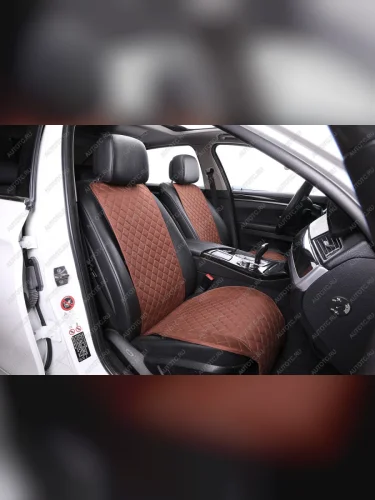 Накидка на сиденье (на весь салон Tour Plus алькантара) Автопилот (коричневый) 