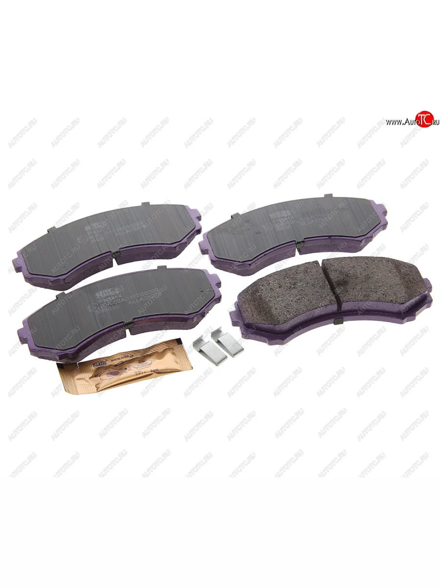 Колодки тормозные передние (4шт.) NIBK Mitsubishi Pajero 3 V70 дорестайлинг (1999-2003)  в Самаре Самарской области