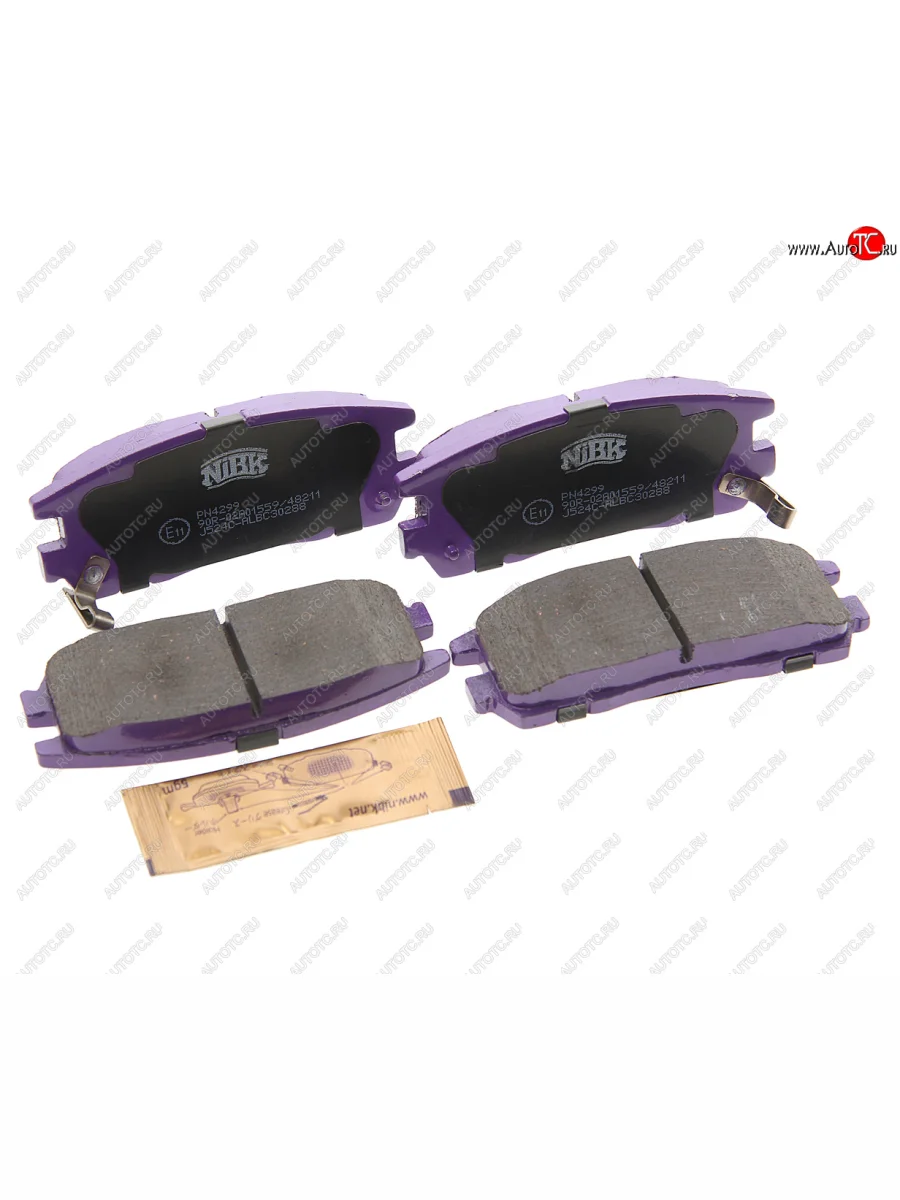 Колодки тормозные задние (4шт.) NIBK Great Wall Hover H3  дорестайлинг (2010-2014)  с доставкой в г. Керчь