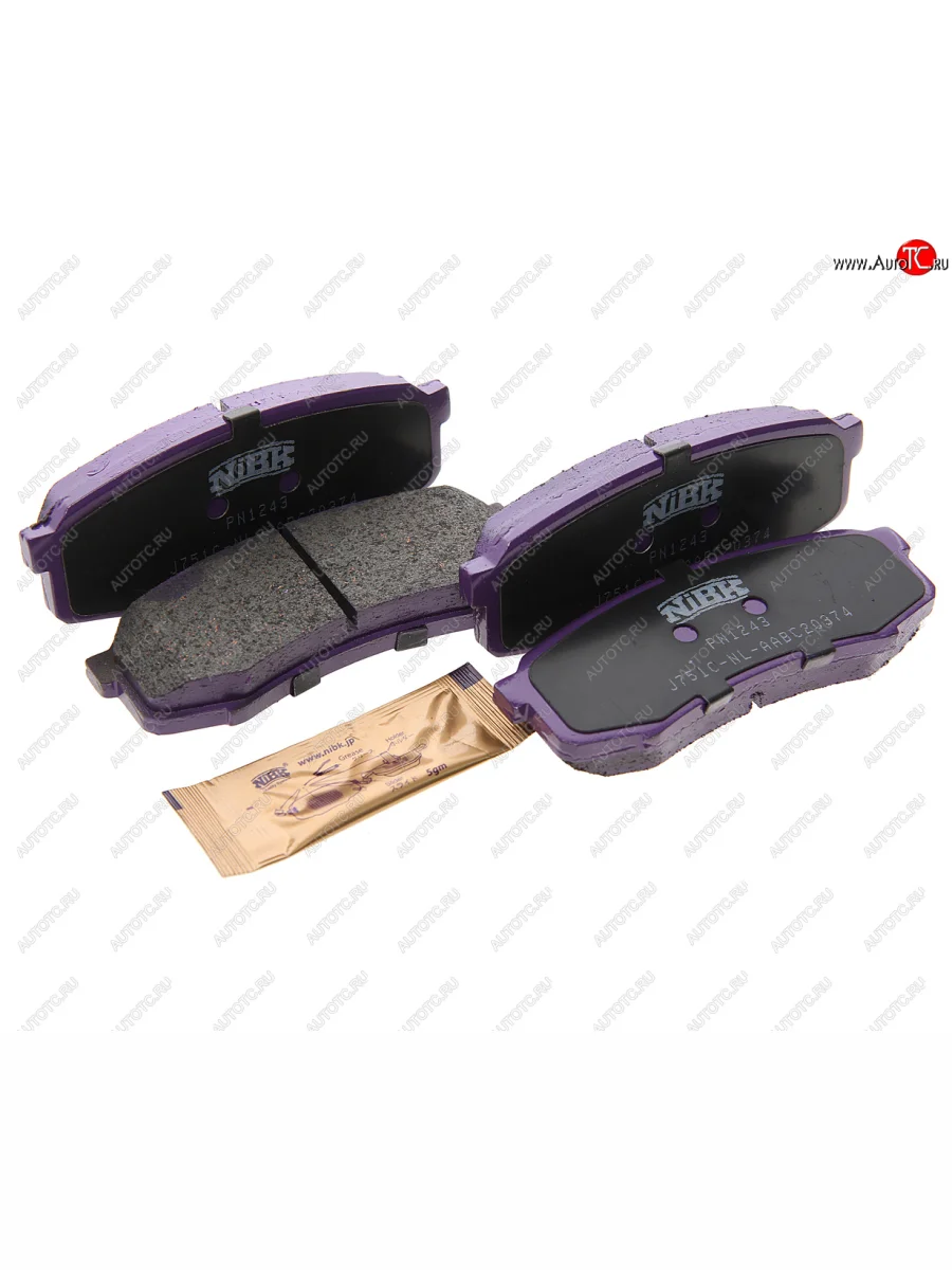 Колодки тормозные задние (4шт.) NIBK Lexus GX460 J150 1-ый рестайлинг (2013-2019)  в Самаре Самарской области