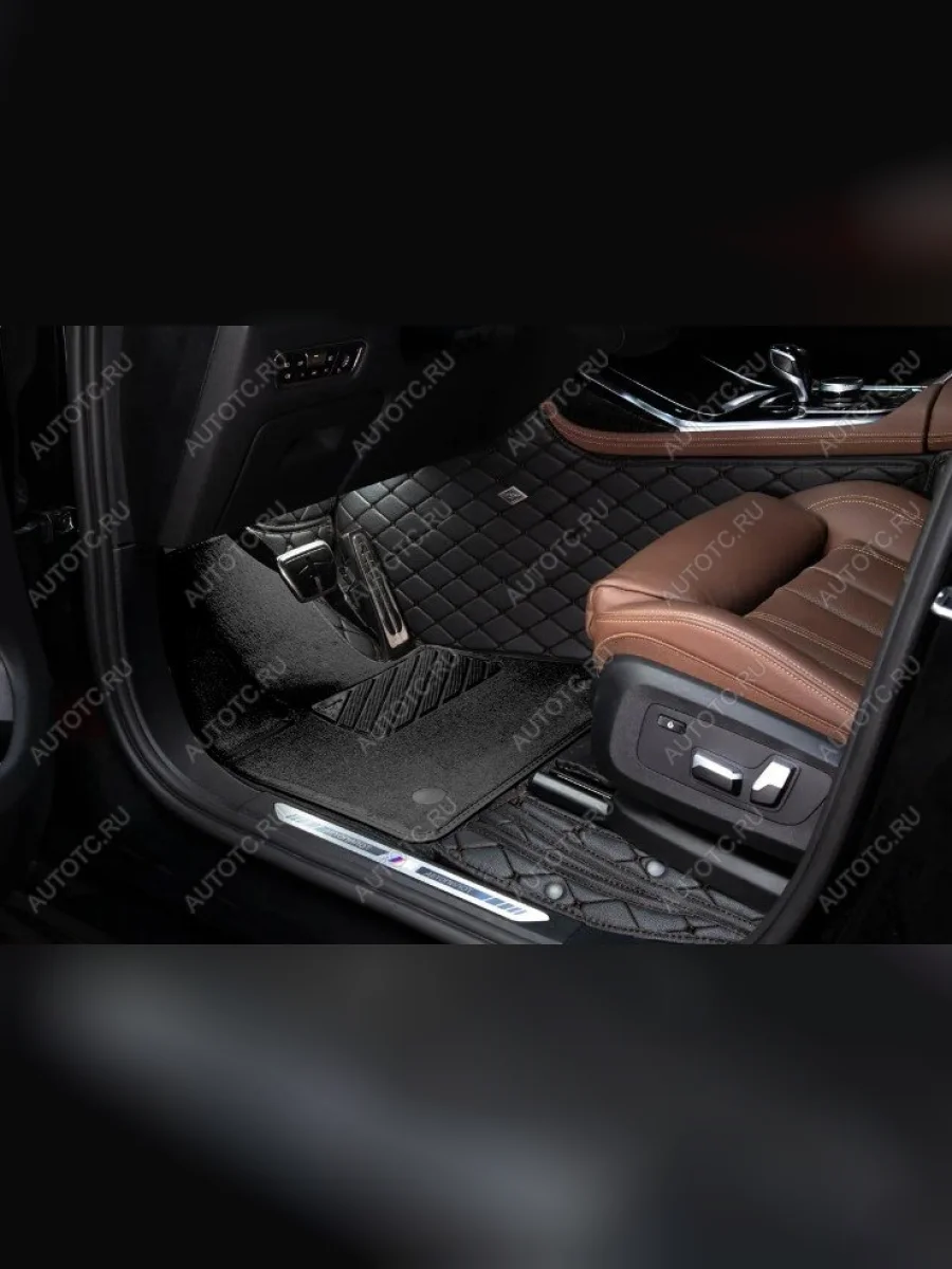 Ковры (Кожа АВТОПИЛОТ экокожа+текстиль) Автопилот Nissan Teana 3 L33 дорестайлинг (2014-2020) (черный)  в Воронеже Воронежской области