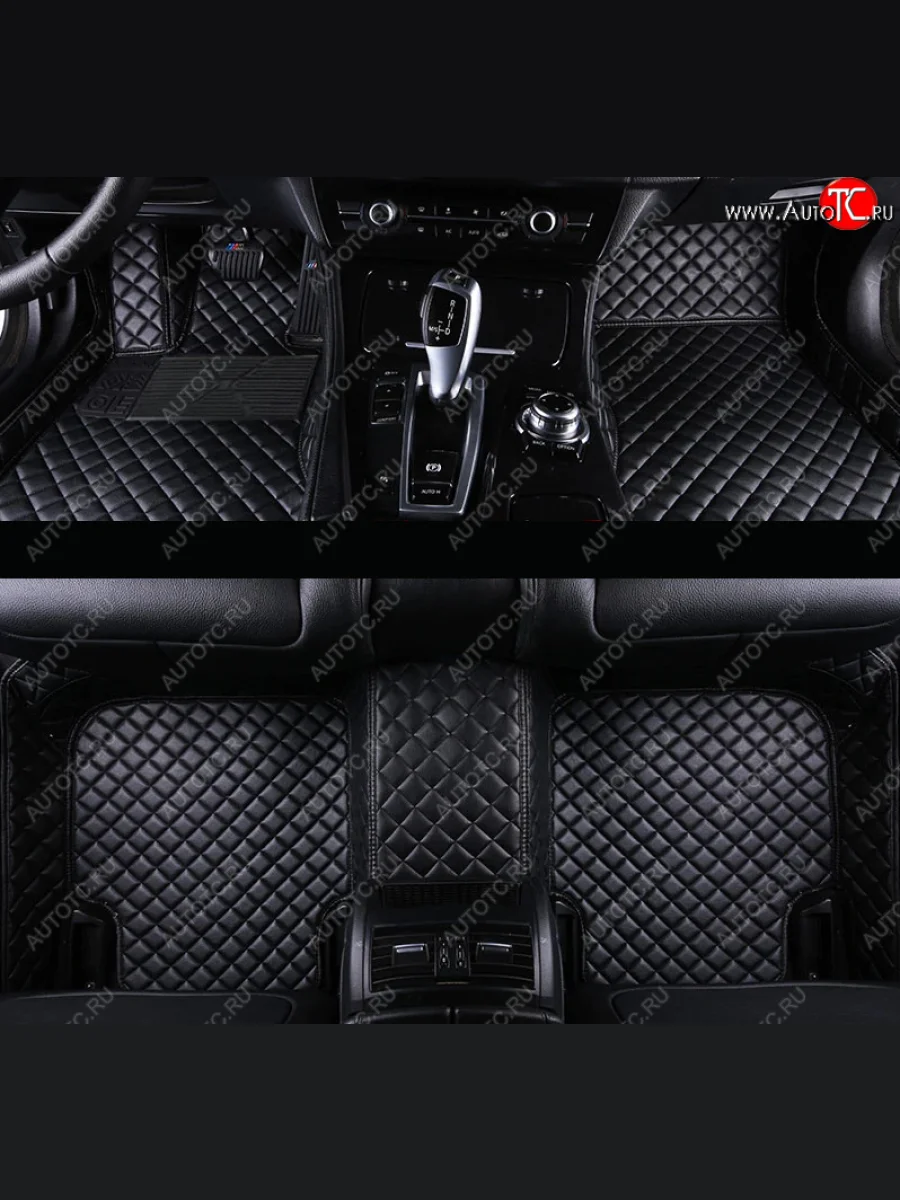 Ковры ( Кожа экокожа) Автопилот Land Rover Range Rover Sport 2 L494 дорестайлинг (2013-2017) (черный)  в Керчи Республика Крым