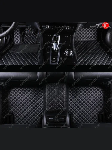 Ковры (Кожа экокожа) Автопилот (черный) Toyota Camry  XV70 (2017-2025) дорестайлинг, рестайлинг