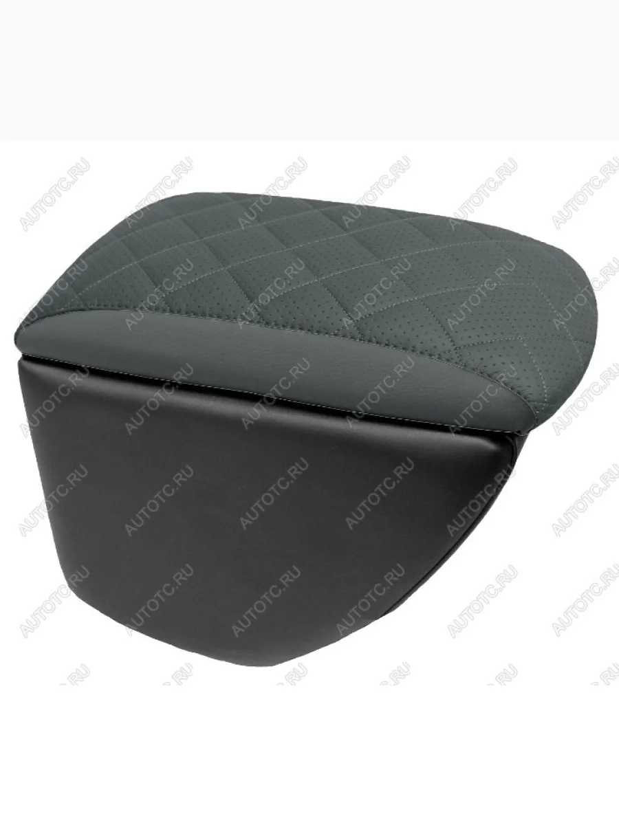 Подлокотники в салон (Ромб Классика с перфорацией экокожа) Автопилот Ford Focus 3 седан рестайлинг (2014-2019) (черный/темно-серый)  с доставкой в г. Пермь