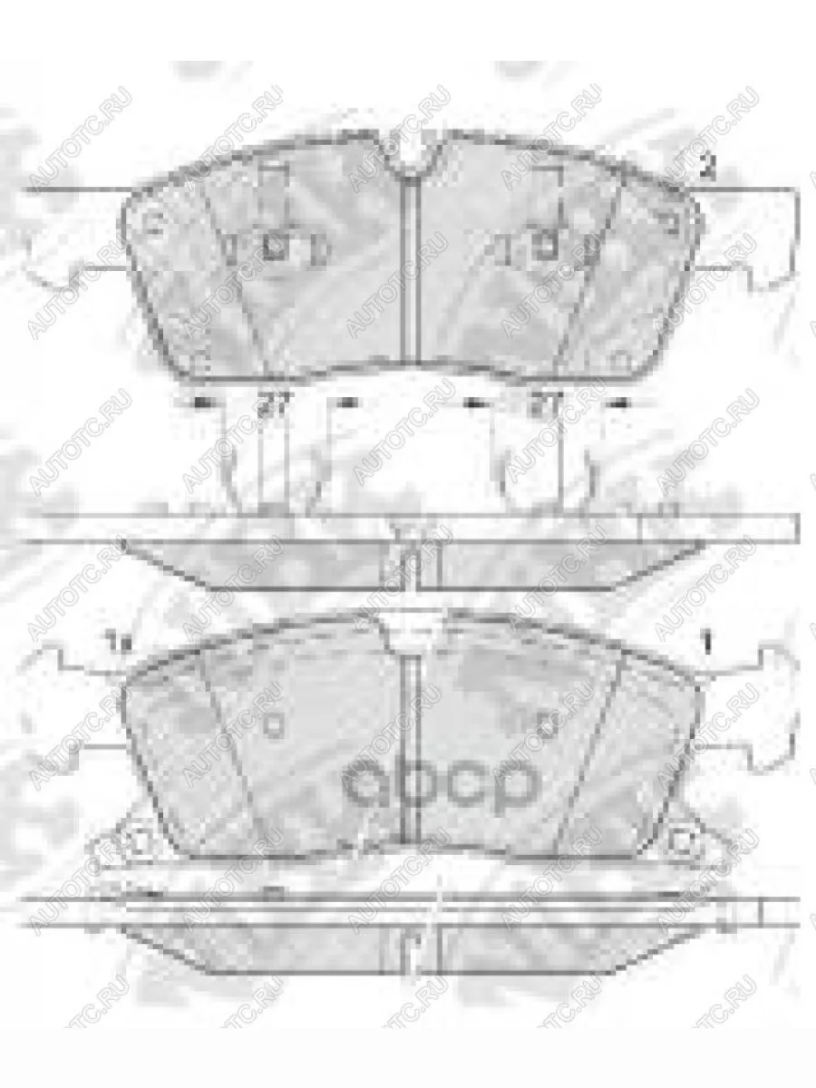 Колодки тормозные передние (4шт.) NIBK Jeep Grand Cherokee WK2 дорестайлинг (2010-2013)  в Керчи Республика Крым