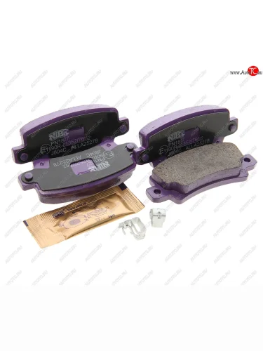 Колодки тормозные задние (4шт.) NIBK Toyota Corolla E120 седан дорестайлинг (2000-2004)