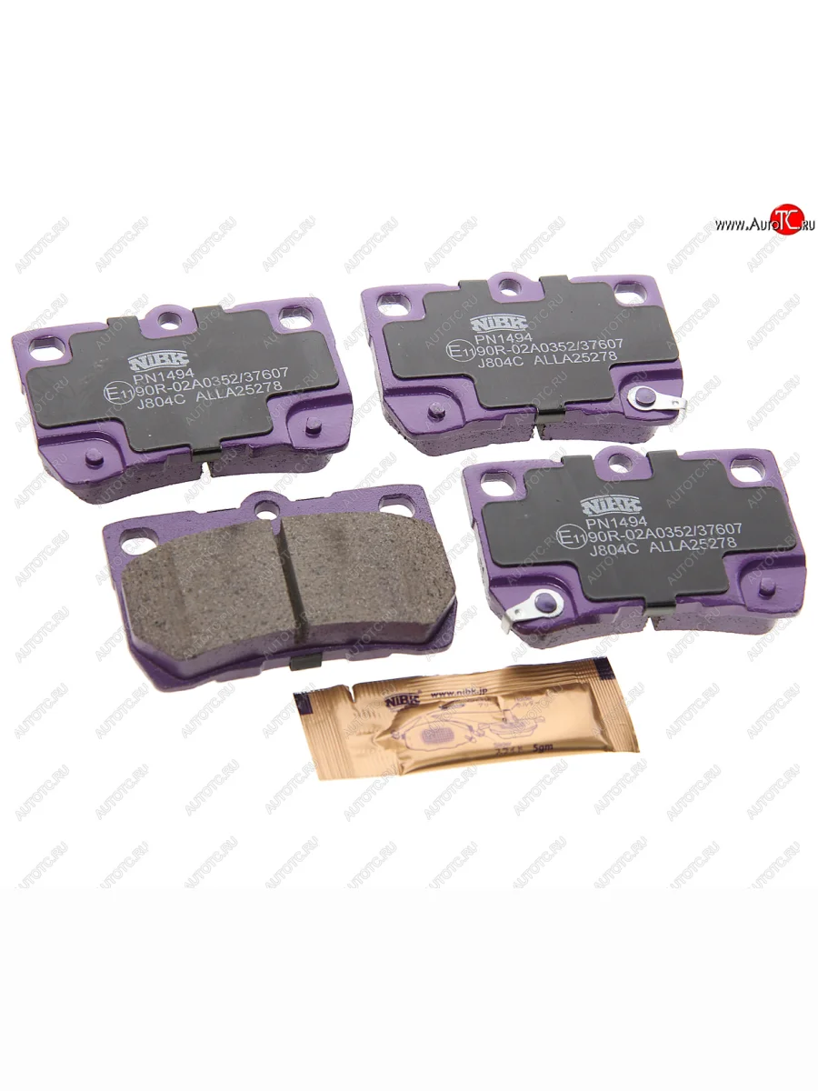 Колодки тормозные задние (4шт.) NIBK Lexus GS300 S190 дорестайлинг (2005-2006)  в Перми Пермском крае