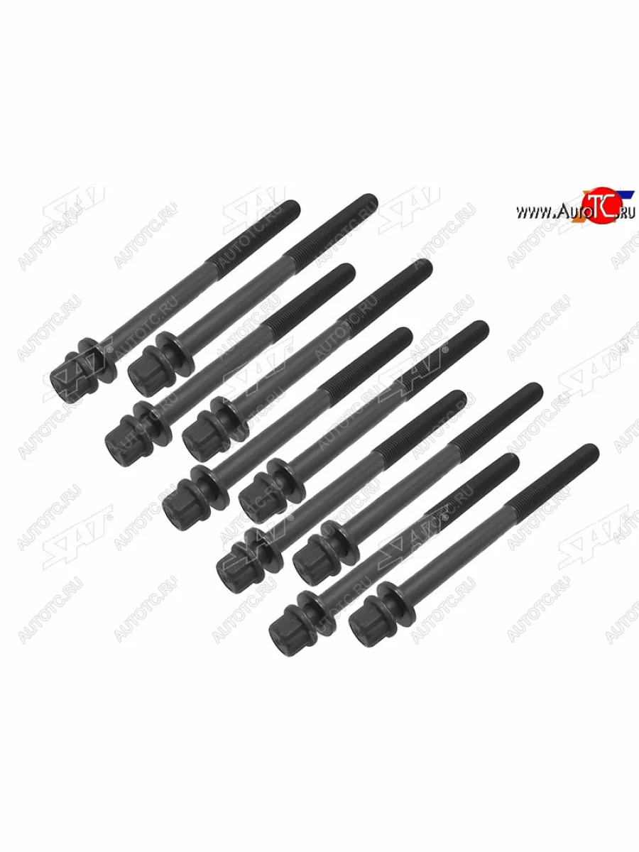 Болт крепления ГБЦ к блоку (комплект, F18B2/F23A1/F20A/Z/F22A/B/H23A) SAT  Honda  Accord ( 4 CB,  5 CD), Odyssey  1, Prelude ( 4,  5 BB), Shuttle  в Самаре Самарской области