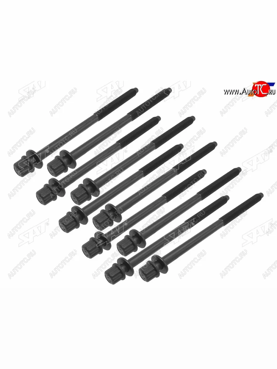 Болт крепления ГБЦ к блоку (комплект, K24Z4/K24Z3/K24Z2/R16A1/R18A1/R18A2/R20A1/R20A3) SAT Honda CR-V RM1,RM3,RM4 рестайлинг (2014-2018)  в Керчи Республика Крым