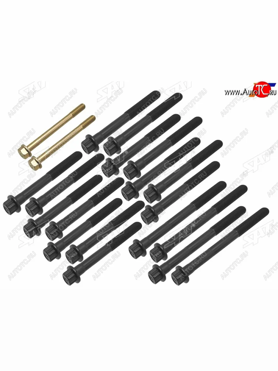 Болт ГБЦ (комплект 4M40/4M40T) SAT Mitsubishi L200 3 K6T-K7T дорестайлинг (1996-2005)  в Перми Пермском крае