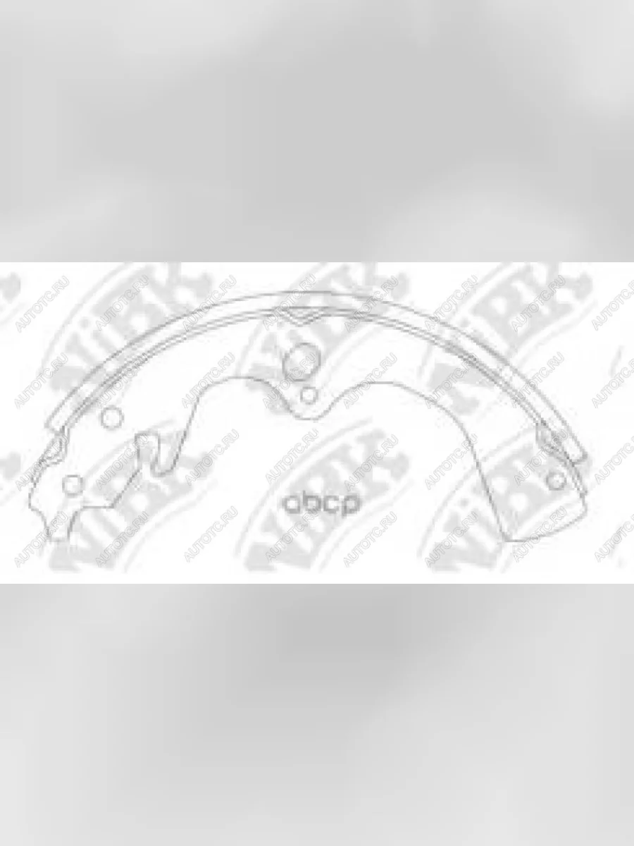 Колодки тормозные задние барабанные (4шт.) NIBK Nissan Note 1 E11 рестайлинг (2008-2013)  в Керчи Республика Крым