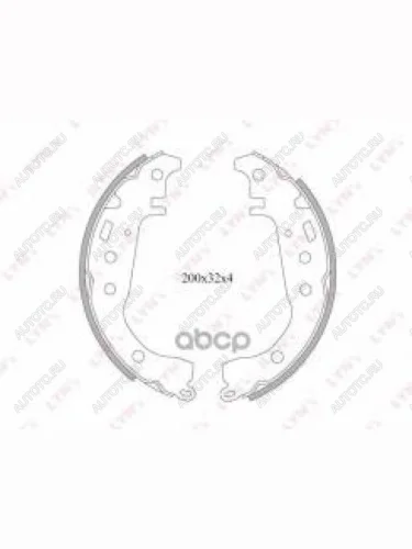 Колодки тормозные задние барабанные (4шт.) NIBK Toyota Celica T180 (1989-1993)