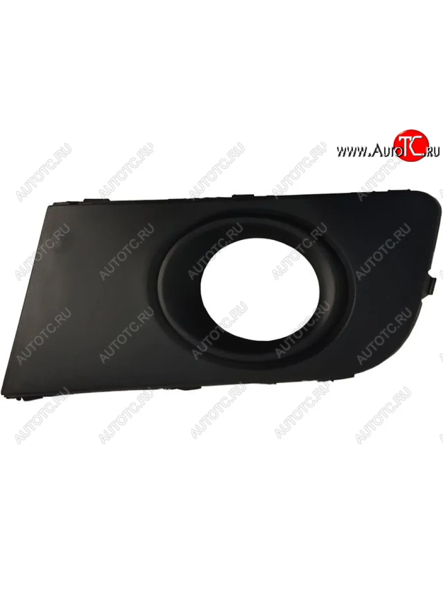 Левая решетка переднего бампера (с отверстием под ПТФ, пр-во Тайвань) LOMAPLAST Volkswagen Amarok дорестайлинг (2009-2016)  в Самаре Самарской области