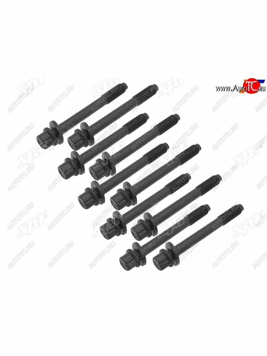 Болт ГБЦ (комплект. 4G64/4G63/4G69/G43P/G4JP) SAT Mitsubishi Lancer 8 дорестайлинг седан (1995-1997)  в Перми Пермском крае