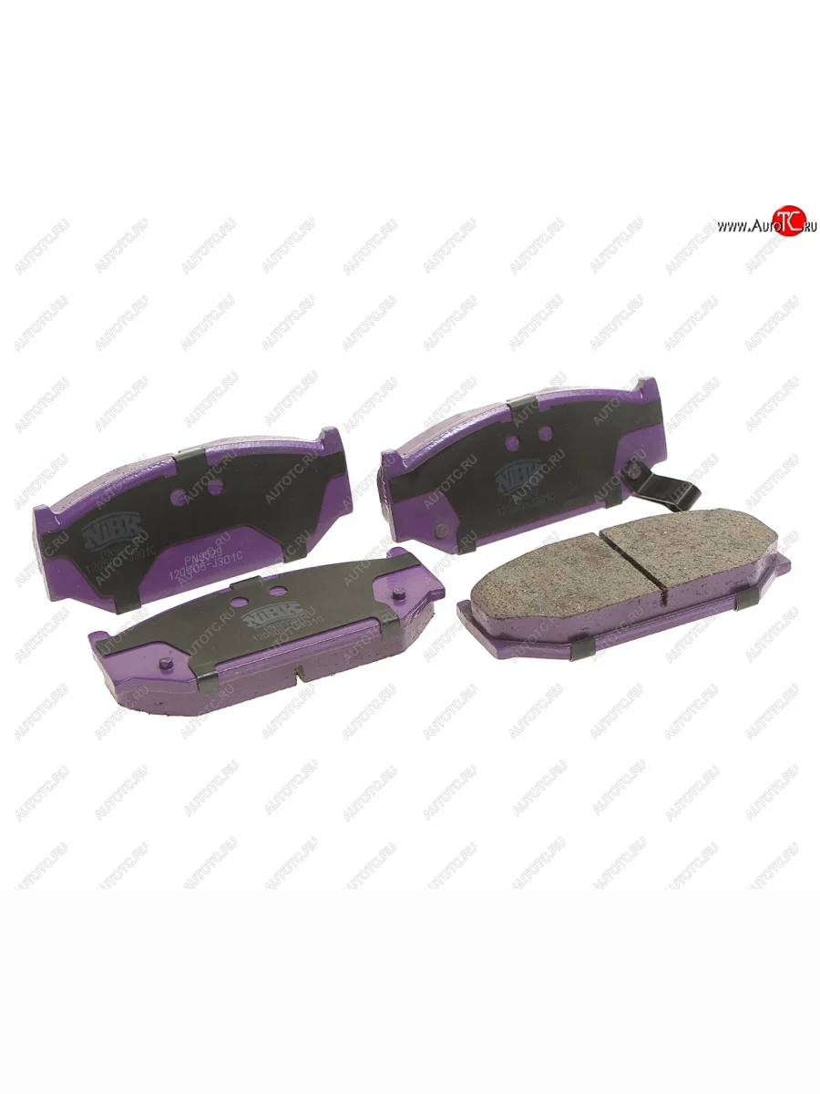 Колодки тормозные передние (4шт.) NIBK Suzuki Swift ZC72S дорестайлинг, хэтчбэк 5 дв. (2010-2013)  с доставкой в г. Пермь