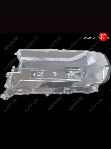Левое стекло передней фары (пр-во Китай) BODYPARTS Toyota Land Cruiser 200 2-ой рестайлинг (2015-2021)