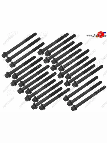 Болт ГБЦ (комплект 1HD-FT) SAT Toyota Land Cruiser ( J70,  10 100) (1984-2015) 5 дв. дорестайлинг, 5 дв. 1-ый рестайлинг, дорестайлинг, 3 дв. 2-ой рестайлинг, 1-ый рестайлинг, 2-ой рестайлинг, 5 дв. 3-ий рестайлинг