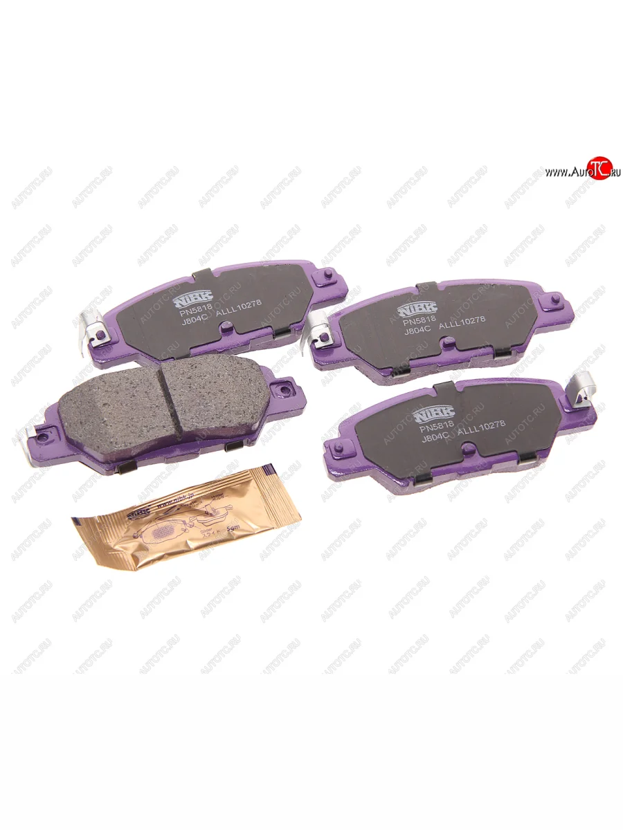 Колодки тормозные задние (4шт.) NIBK Mazda CX-5 KE рестайлинг (2015-2017)  с доставкой в г. Керчь