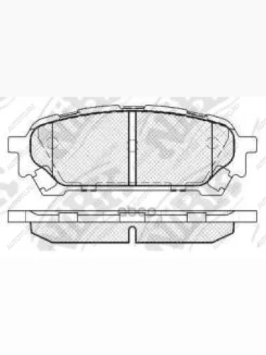 Колодки тормозные задние (4шт.) NIBK Subaru Forester SG дорестайлинг (2002-2005)