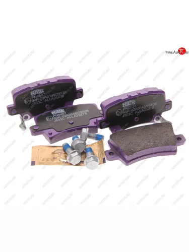 Колодки тормозные задние (4шт.) NIBK Honda Civic FK,FN хэтчбэк 5 дв. дорестайлинг (2005-2008)