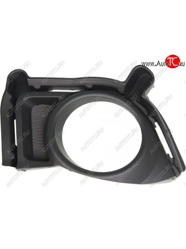 Правая решетка переднего бампера (с отверстием под ПТФ, пр-во Китай) BODYPARTS Toyota Highlander XU50 дорестайлинг (2013-2017)