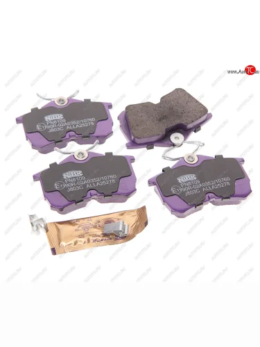 Колодки тормозные задние (4шт.) NIBK Honda Accord 6 CF седан дорестайлинг (1997-2000)