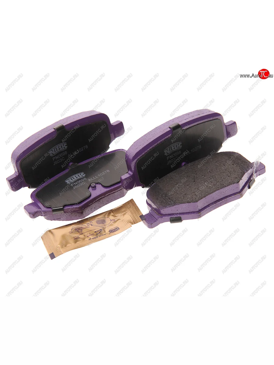 Колодки тормозные задние (4шт.) NIBK Ford Explorer U502 дорестайлинг (2010-2016)  в Перми Пермском крае