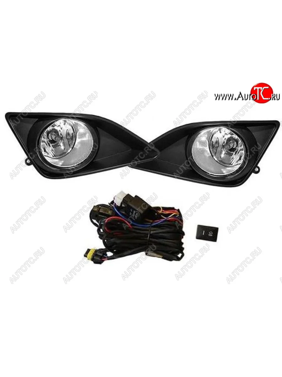 Противотуманные фары LH/RH (проводка, кнопка, решетка бампера, пр-во Китай) BodyParts Toyota Corolla E150 седан дорестайлинг (2006-2010)  в Самаре Самарской области