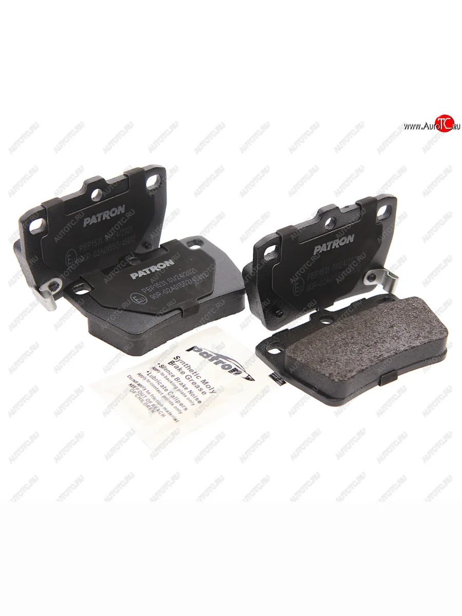 Колодки тормозные задние (4шт.) PATRON Chery Tiggo T11 дорестайлинг (2005-2013)  в Перми Пермском крае