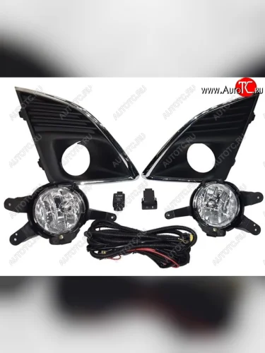 Противотуманные фары LH/RH (проводка, кнопка, решетка бампера, пр-во Китай) BodyParts Chevrolet Cruze J300 седан рестайлинг (2012-2015)
