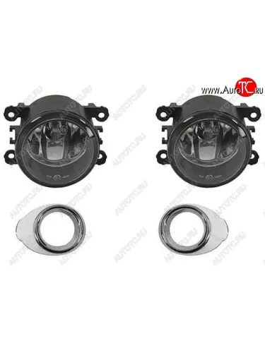 Противотуманные фары комплект (проводка, решетка бампера, пр-во Китай) BodyParts Ford Focus 3 седан дорестайлинг (2011-2015)