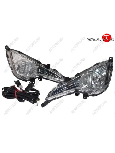 Противотуманные фары комплект (проводка, кнопка, решетка бампера, пр-во Китай) BodyParts Hyundai I40 1 VF дорестайлинг седан (2011-2015)