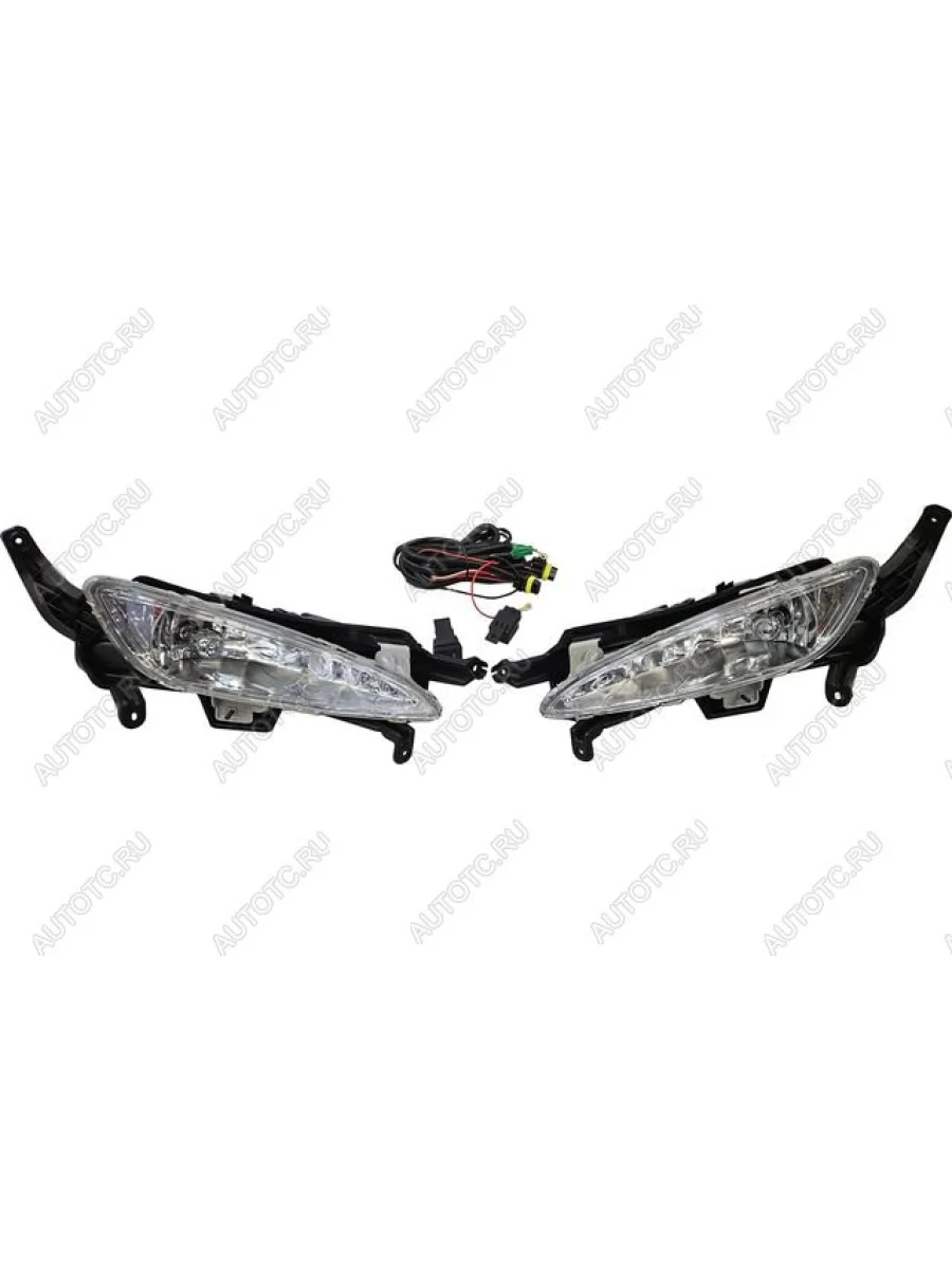 Противотуманные фары комплект (проводка, кнопка, пр-во Китай) BodyParts KIA Optima 3 TF дорестайлинг седан (2010-2013)  с доставкой в г. Керчь